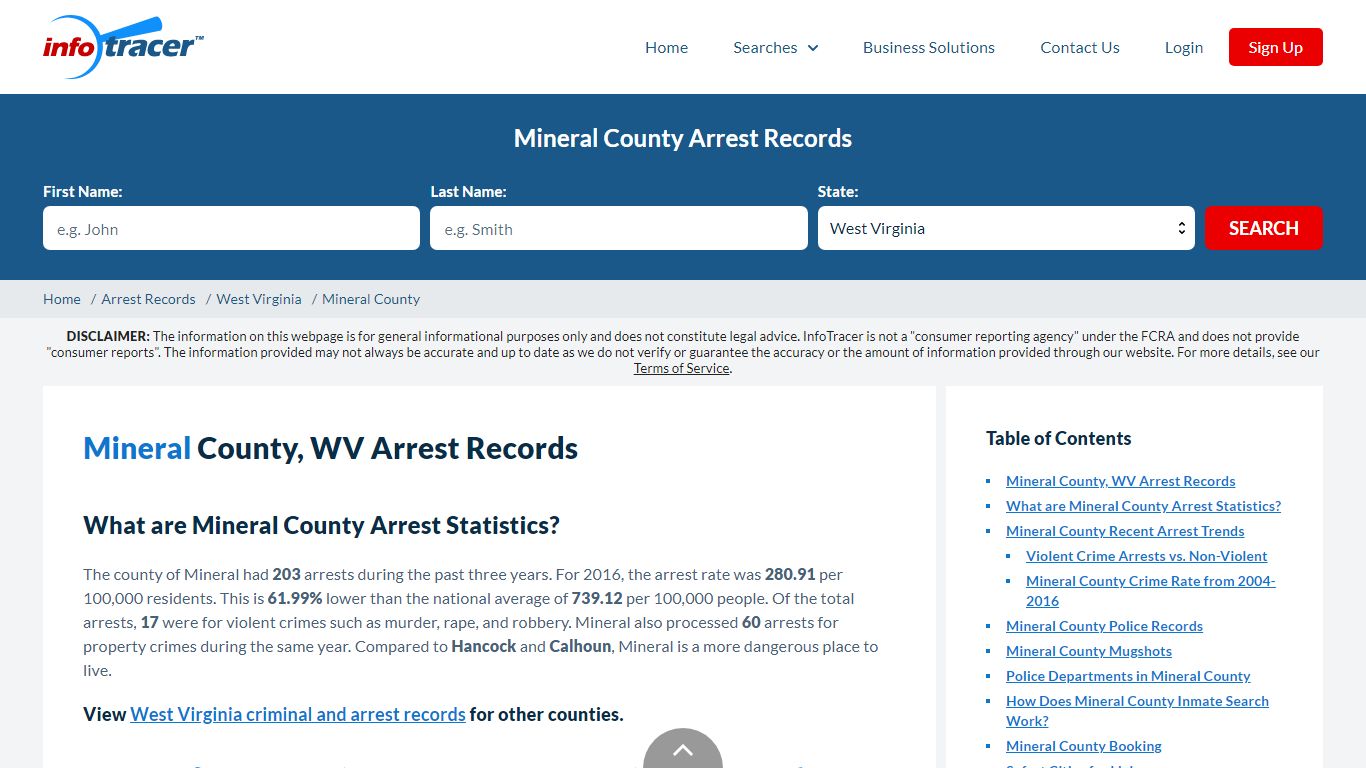 Mineral County, WV Arrests, Mugshots & Jail Records - InfoTracer