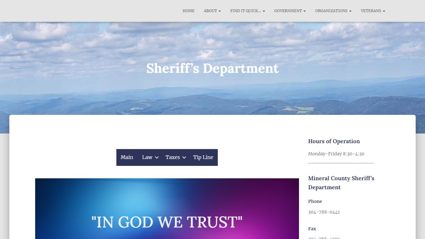 Sheriff’s Department - mineralwv.org